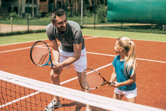 Tennis spielen im Sommerurlaub in Radstadt, Salzburger Land